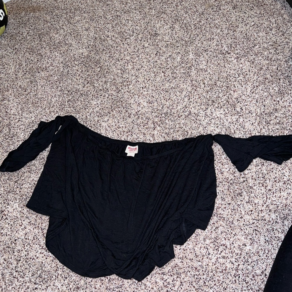 Off the shoulder crop top